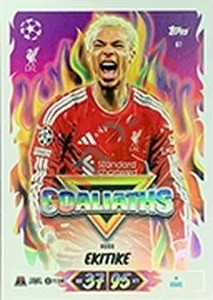 97 Hugo Ekitiké – Topps UEFA Champions League & Europa League 2026-2027. Match Attax
