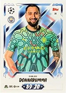 28 Gianluigi Donnarumma – Topps UEFA Champions League & Europa League 2026-2027. Match Attax