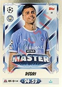 33 Rodri – Topps UEFA Champions League & Europa League 2026-2027. Match Attax