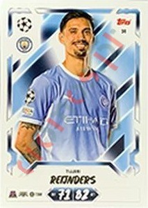 34 Tijjani Reijnders – Topps UEFA Champions League & Europa League 2026-2027. Match Attax