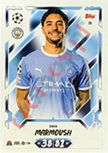 39 Omar Marmoush – Topps UEFA Champions League & Europa League 2026-2027. Match Attax