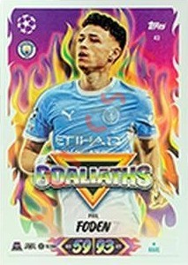 43 Phil Foden – Topps UEFA Champions League & Europa League 2026-2027. Match Attax
