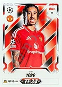 48 Leny Yoro – Topps UEFA Champions League & Europa League 2026-2027. Match Attax