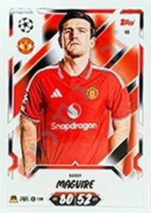 49 Harry Maguire – Topps UEFA Champions League & Europa League 2026-2027. Match Attax