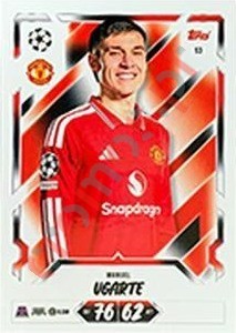 53 Manuel Ugarte – Topps UEFA Champions League & Europa League 2026-2027. Match Attax