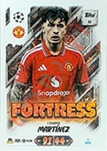 62 Lisandro Martínez – Topps UEFA Champions League & Europa League 2026-2027. Match Attax