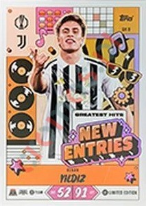 GH8 Kenan Yildiz – Topps UEFA Champions League & Europa League 2026-2027. Match Attax