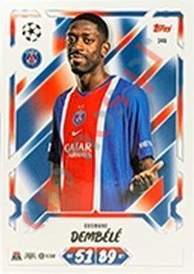 346 Ousmane Dembélé – Topps UEFA Champions League & Europa League 2026-2027. Match Attax