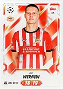 375 Joey Veerman – Topps UEFA Champions League & Europa League 2026-2027. Match Attax
