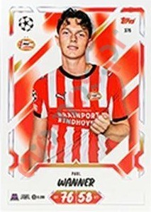376 Paul Wanner – Topps UEFA Champions League & Europa League 2026-2027. Match Attax