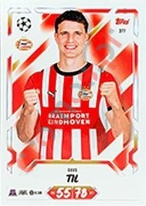 377 Guus Til – Topps UEFA Champions League & Europa League 2026-2027. Match Attax