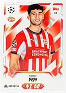 378 Ricardo Pepi – Topps UEFA Champions League & Europa League 2026-2027. Match Attax