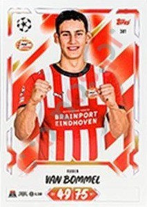 381 Ruben van Bommel – Topps UEFA Champions League & Europa League 2026-2027. Match Attax