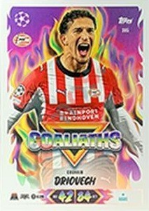 385 Couhaib Driouech – Topps UEFA Champions League & Europa League 2026-2027. Match Attax