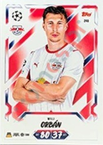 246 Willi Orbán – Topps UEFA Champions League & Europa League 2026-2027. Match Attax