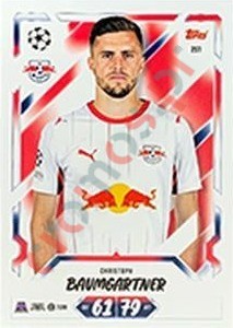 251 Christoph Baumgartner – Topps UEFA Champions League & Europa League 2026-2027. Match Attax