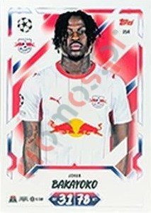 254 Johan Bakayoko – Topps UEFA Champions League & Europa League 2026-2027. Match Attax