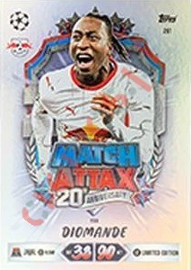 261 Yan Diomande – Topps UEFA Champions League & Europa League 2026-2027. Match Attax