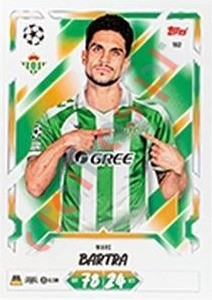 192 Marc Bartra – Topps UEFA Champions League & Europa League 2026-2027. Match Attax