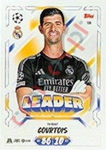 136 Thibaut Courtois – Topps UEFA Champions League & Europa League 2026-2027. Match Attax