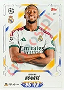 137 Ibrahima Konaté – Topps UEFA Champions League & Europa League 2026-2027. Match Attax
