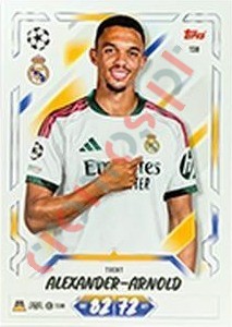 138 Trent Alexander-Arnold – Topps UEFA Champions League & Europa League 2026-2027. Match Attax