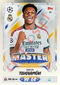 141 Aurélien Tchouaméni – Topps UEFA Champions League & Europa League 2026-2027. Match Attax