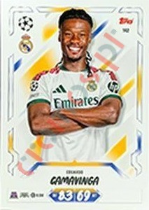 142 Eduardo Camavinga – Topps UEFA Champions League & Europa League 2026-2027. Match Attax