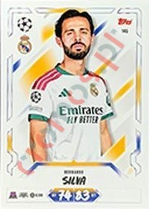 145 Bernardo Silva – Topps UEFA Champions League & Europa League 2026-2027. Match Attax