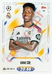 148 Vinícius Júnior – Topps UEFA Champions League & Europa League 2026-2027. Match Attax