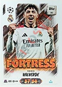 152 Federico Valverde – Topps UEFA Champions League & Europa League 2026-2027. Match Attax
