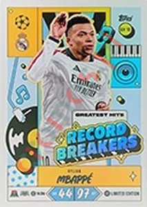 GH10 Kylian Mbappé – Topps UEFA Champions League & Europa League 2026-2027. Match Attax