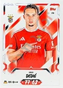 316 Amar Dedić – Topps UEFA Champions League & Europa League 2026-2027. Match Attax