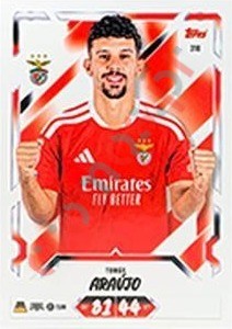 318 Tomás Araújo – Topps UEFA Champions League & Europa League 2026-2027. Match Attax