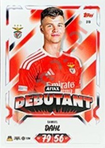 319 Samuel Dahl – Topps UEFA Champions League & Europa League 2026-2027. Match Attax