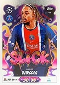 466 Bradley Barcola – Topps UEFA Champions League & Europa League 2026-2027. Match Attax