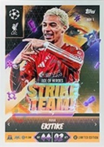 AOH1 Hugo Ekitike – Topps UEFA Champions League & Europa League 2026-2027. Match Attax