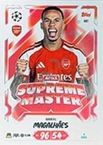 487 Gabriel Magalhães – Topps UEFA Champions League & Europa League 2026-2027. Match Attax