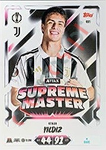 491 Kenan Yıldız – Topps UEFA Champions League & Europa League 2026-2027. Match Attax