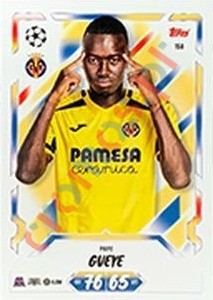 158 Pape Gueye – Topps UEFA Champions League & Europa League 2026-2027. Match Attax