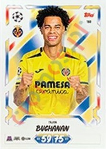 160 Tajon Buchanan – Topps UEFA Champions League & Europa League 2026-2027. Match Attax