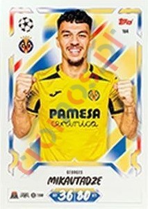 164 Georges Mikautadze – Topps UEFA Champions League & Europa League 2026-2027. Match Attax