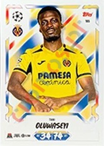 165 Tani Oluwaseyi – Topps UEFA Champions League & Europa League 2026-2027. Match Attax