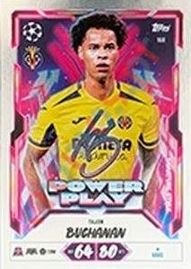 168 Tajon Buchanan – Topps UEFA Champions League & Europa League 2026-2027. Match Attax