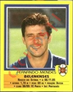 293 Fernando Mendes – Futebol 1999-2000 Panini