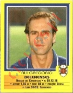 297 Rui Gregorio – Futebol 1999-2000 Panini