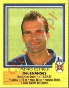 300 Pedro Estrela – Futebol 1999-2000 Panini