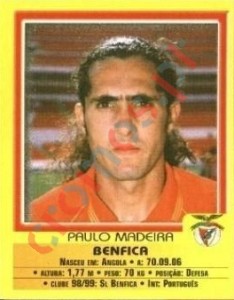 38 Paulo Madeira – Futebol 1999-2000 Panini
