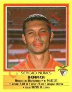 40 Sergio Nunes – Futebol 1999-2000 Panini