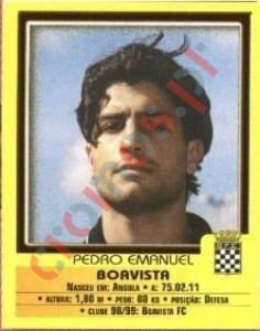 22 Pedro Emanuel – Futebol 1999-2000 Panini